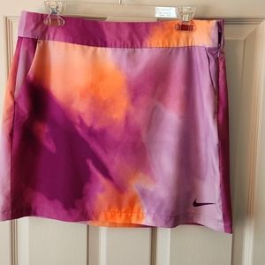 Nike Golf Skirt, US Size M, Dri Fit, Multi Colors of Purple, Lavender,  Orange